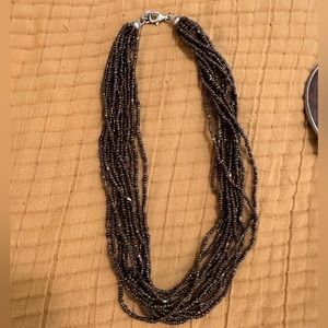 Silpada multistrand brown beaded necklace